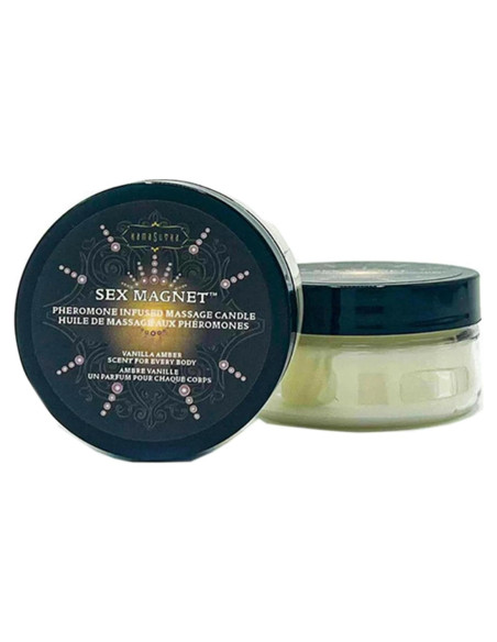Vela de Masaje con Feromonas Kama Sutra 50g Ámbar Vainilla