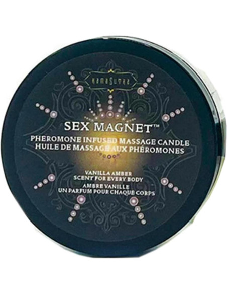 Vela de Masaje con Feromonas Kama Sutra 50g Ámbar Vainilla