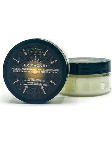 Vela de Masaje con Feromonas Kama Sutra 50g Ámbar Vainilla