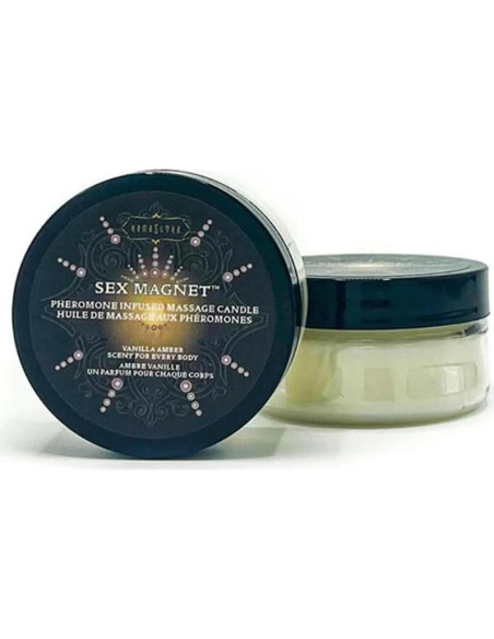 Vela de Masaje con Feromonas Kama Sutra 50g Ámbar Vainilla