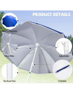 Paraguas de Reemplazo Little Tikes 177.8 cm para Picnic 2