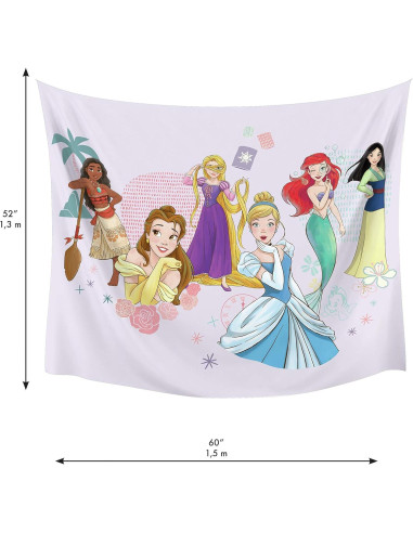 Tapiz de Pared Princesas Disney RoomMates 152x132 cm