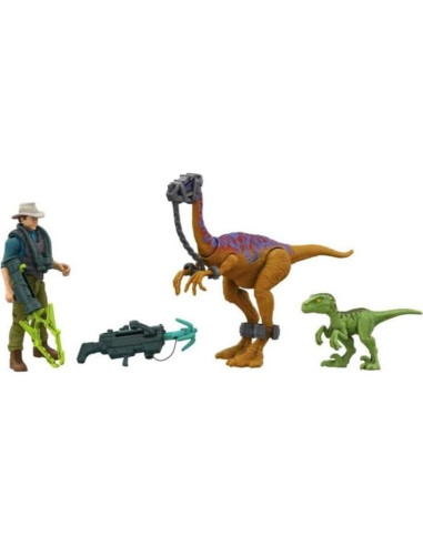 Mattel Parque Jurásico 1993 Paquete Táctico Dr. Alan Grant