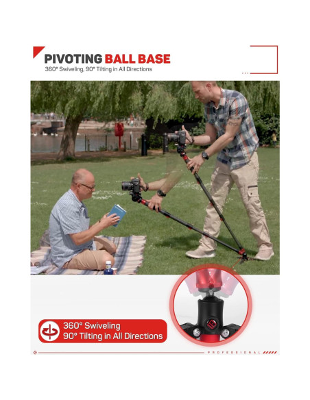 Monopie IFOOTAGE 180 cm Fibra de Carbono C180-II Profesional Monopie IFOOTAGE 180 cm Fibra de Carbono C180-II Profesional