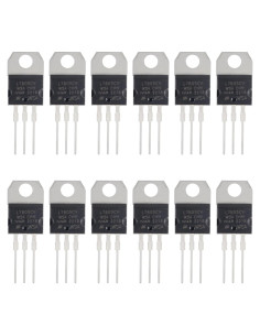 12 Reguladores de Voltaje L7805CV 5V 1.5A IC Positivo