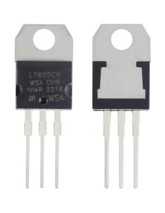 12 Reguladores de Voltaje L7805CV 5V 1.5A IC Positivo 2