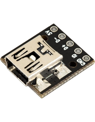 Adaptador Placa DIP a Mini USB Hembra 5 Pines - 10 Piezas