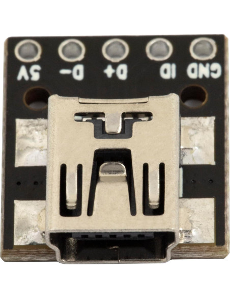 Adaptador Placa DIP a Mini USB Hembra 5 Pines - 10 Piezas