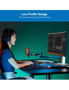 Soporte de Micrófono Mount-It! Ajustable hasta 70.6 cm 2