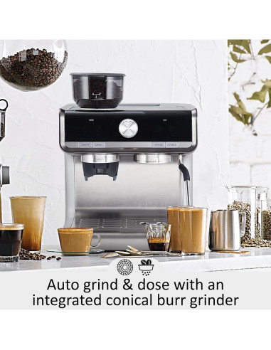 Máquina de Espresso GarveeHome SX-RQ-KJF 20 Bar con Molinillo