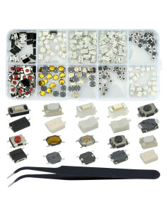 Kit 250 Interruptores Momentáneos Táctiles MTDELE - 10 Valores