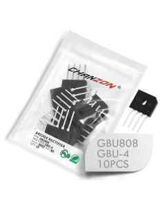 Diodo Rectificador de Puente Chanzon GBU808 10 Piezas 8A 800V