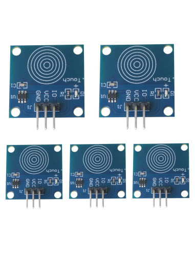 10 Módulos Sensor Táctil TTP223B SJZBIN 24mm 2-5.5V