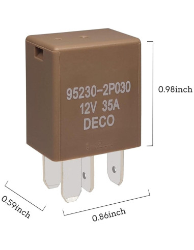 Relay 95230-2P030 - Relé de Potencia 4 Pines 12V 35A Hyundai Kia