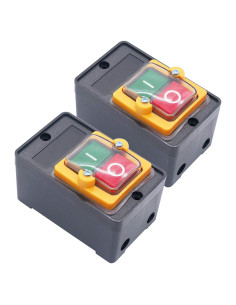 Interruptor de Botón de Presión TWTADE KAO-5 10A 220/380V 2PCS
