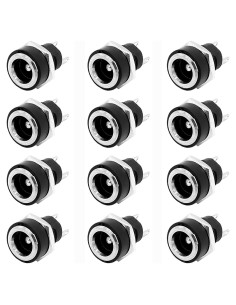 12 Conectores Jack DC 5.5x2.1mm Femenino ThreeBulls