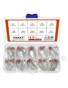 10 Termistores NTC MF58 1K-1M Ohm 3950B 200pcs