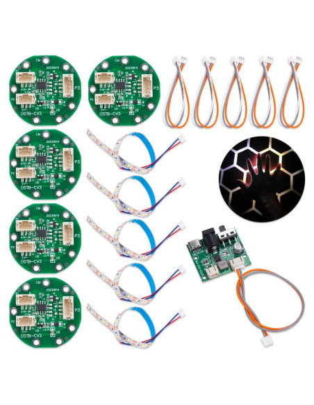 Módulo Sensor Táctil ZORZA 5 Sets con Tira LED 5V DC