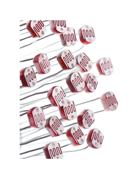30 Piezas Fotoresistores EBOOT 5 mm Sensibles a la Luz