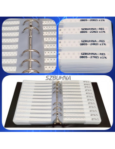 Kit de Resistencias SMD 288 Juegos 0402 0603 0805 1206 0-10M 2