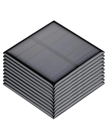 Paneles Solares Policristalinos SUNYIMA 10Pcs 5.5V 80mA 60x60mm