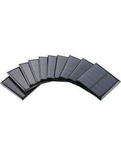 Paneles Solares Policristalinos SUNYIMA 10Pcs 5.5V 80mA 60x60mm 2