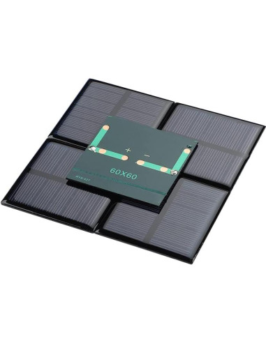 Paneles Solares Policristalinos SUNYIMA 10Pcs 5.5V 80mA 60x60mm