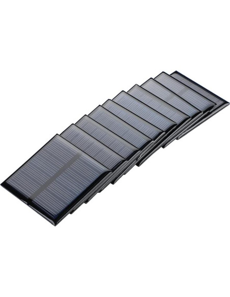 Paneles Solares Policristalinos SUNYIMA 10Pcs 5.5V 80mA 60x60mm