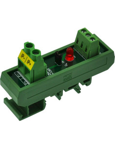 Módulo Sensor Corriente AC/DC DINKLE Montaje Riel DIN 20A 2