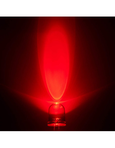 Diodos LED 10mm Rojo Chanzon 50 Piezas 2V 20mA