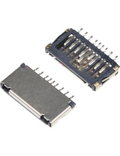 5 Pcs Soporte de Tarjeta Micro SD RERITNETEMI Ultra Delgado 2