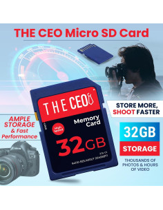 Tarjeta de Memoria SDHC THE CEO Ultra 32GB 90MB/s Clase 10 2