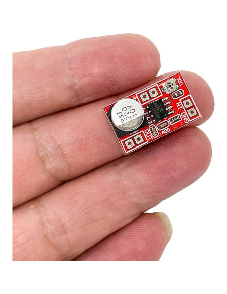 2PCS Módulo Amplificador de Micrófono Electret QINIZX LM386 750mW