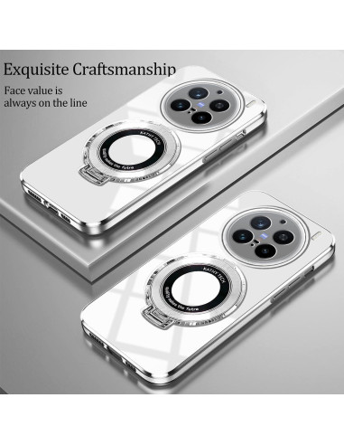 Funda protectora Hlgcokro para Vivo X200 Ultra blanca con soporte