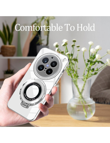 Funda protectora Hlgcokro para Vivo X200 Ultra blanca con soporte