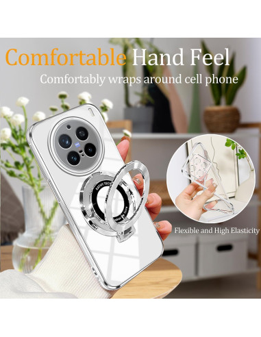 Funda protectora Hlgcokro para Vivo X200 Ultra blanca con soporte