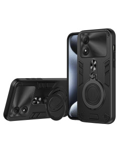 Funda de Protección ZTE Blade A34/A54 Kukoufey Negra con Soporte