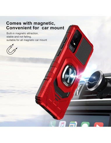 Funda para TCL ION X/V/40Z T607DL con protector de pantalla y soporte