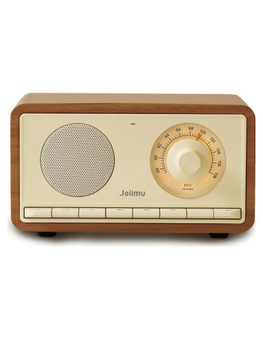 Altavoz Bluetooth Retro Radio FM 10W Batería 2600mAh Amarillo
