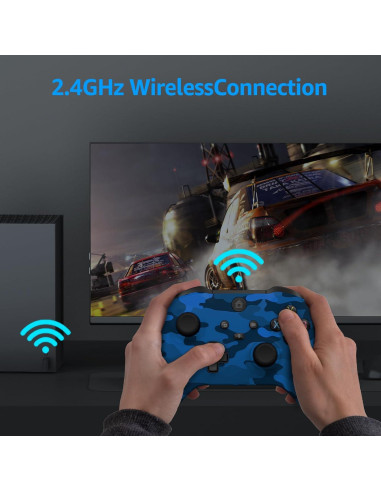 Controlador Inalámbrico Kamylorus XB1 para Xbox y PC, Vibración Dual