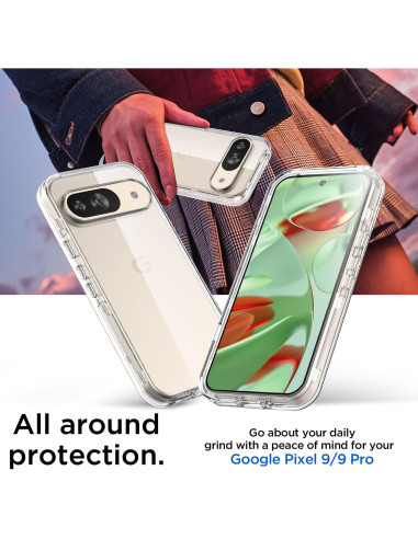 Funda Transparente AICase para Google Pixel 9/9 Pro - Resistente y Duradera