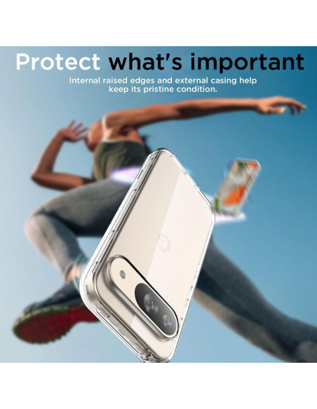 Funda Transparente AICase para Google Pixel 9/9 Pro - Resistente y Duradera Funda Transparente AICase para Google Pixel 9/9 Pro - Resistente y Duradera
