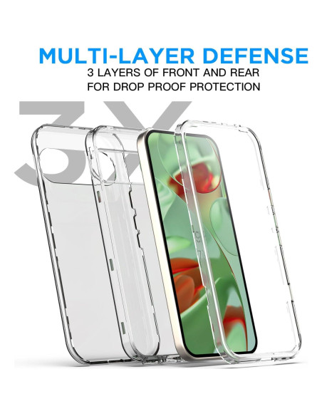 Funda Transparente AICase para Google Pixel 9/9 Pro - Resistente y Duradera Funda Transparente AICase para Google Pixel 9/9 Pro - Resistente y Duradera