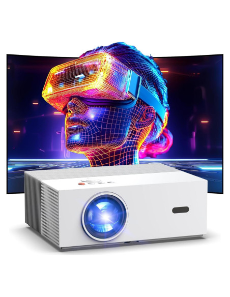 Proyector JOWLURK M8 1080P 4K WiFi Bluetooth 450 ANSI