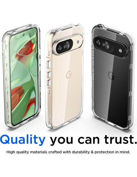 Funda Transparente AICase para Google Pixel 9/9 Pro - Resistente y Duradera Funda Transparente AICase para Google Pixel 9/9 Pro - Resistente y Duradera