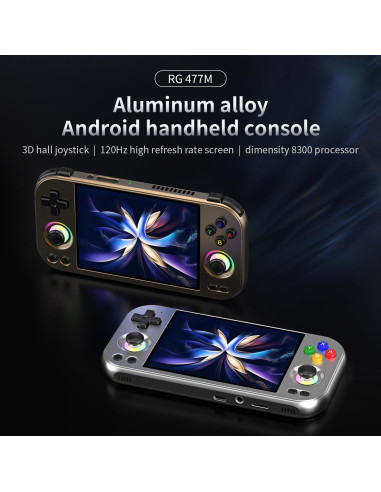 Consola de Juegos Portátil Anbernic RG477M 4.7" Aluminio CNC