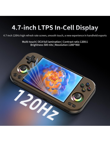 Consola de Juegos Portátil Anbernic RG477M 4.7" Aluminio CNC