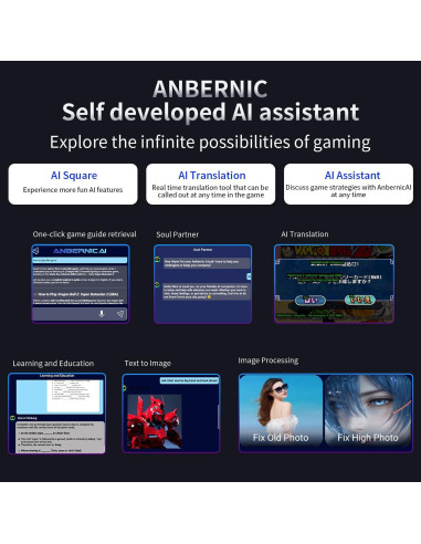 Consola de Juegos Portátil Anbernic RG477M 4.7" Aluminio CNC