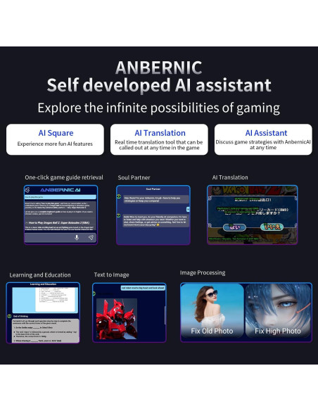 Consola de Juegos Portátil Anbernic RG477M 4.7" Aluminio CNC