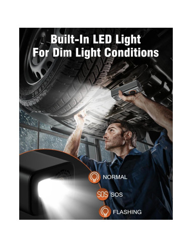 Bomba de Aire Portátil OneNTech 20000mAh 12V con Apagado Automático